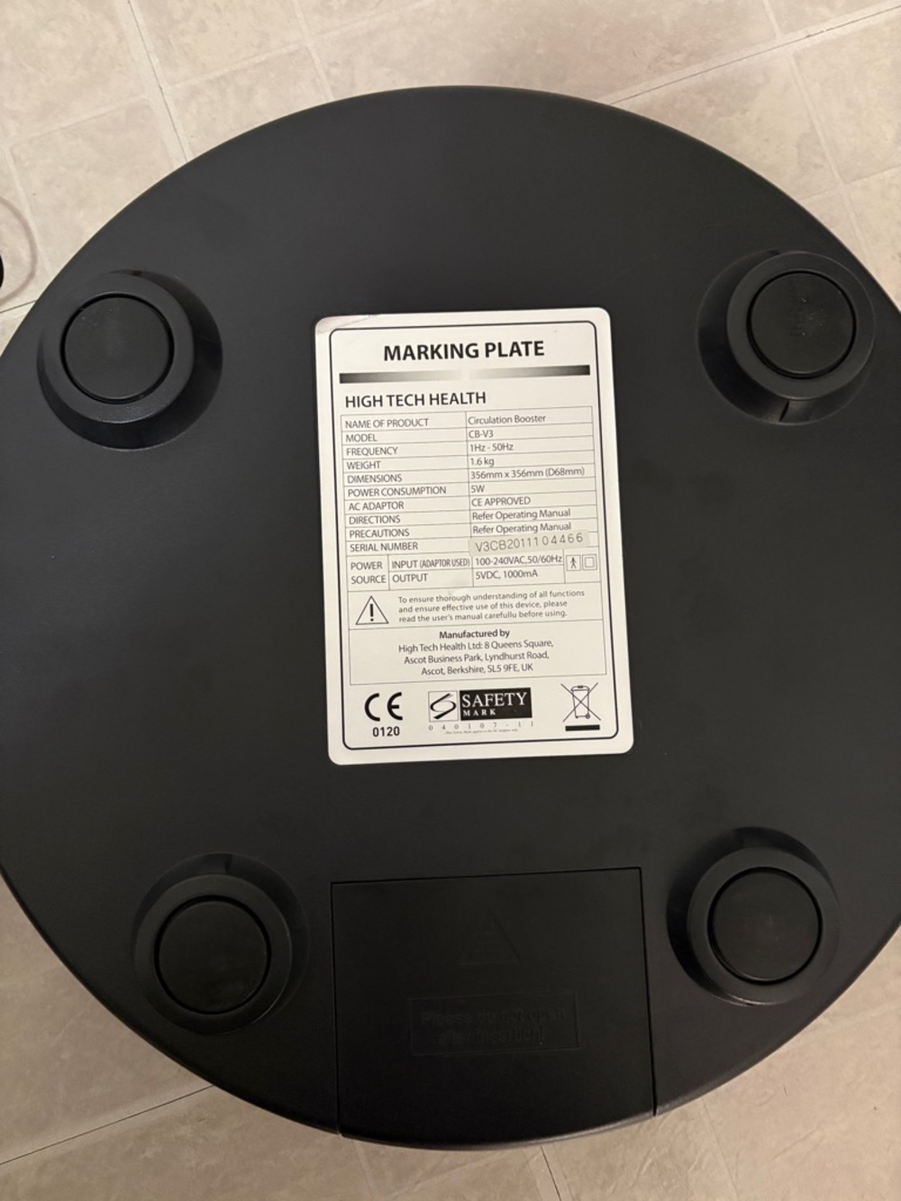 Circulation Booster from High Tech Health - Picture 5 of 5